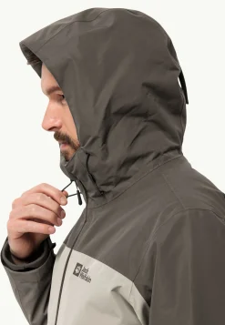 Jack Wolfskin Vestes Intermédiaires|Vestes De Pluie-Glaabach 3in1 Jkt M