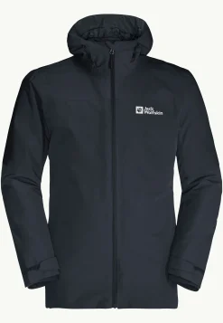 Jack Wolfskin Vestes Intermédiaires|Vestes De Pluie-Glaabach 3in1 Jkt M