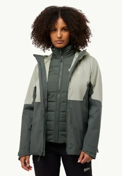 Jack Wolfskin Vestes D'Hiver|Vestes 3-En-1-Glaabach 3in1 Jkt W