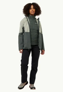 Jack Wolfskin Vestes D'Hiver|Vestes 3-En-1-Glaabach 3in1 Jkt W