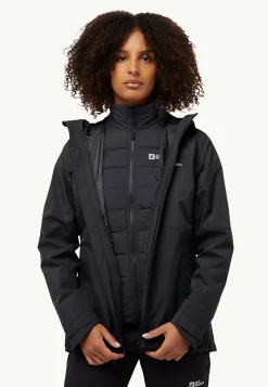 Jack Wolfskin Vestes D'Hiver|Vestes 3-En-1-Glaabach 3in1 Jkt W