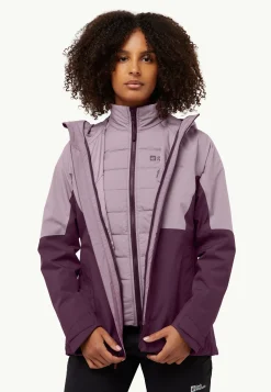 Jack Wolfskin Vestes D'Hiver|Vestes 3-En-1-Glaabach 3in1 Jkt W