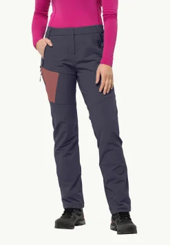 Jack Wolfskin Randonnée|Pantalons Softshell-Glastal Winter Pants W