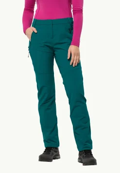 Jack Wolfskin Randonnée|Pantalons Softshell-Glastal Winter Pants W