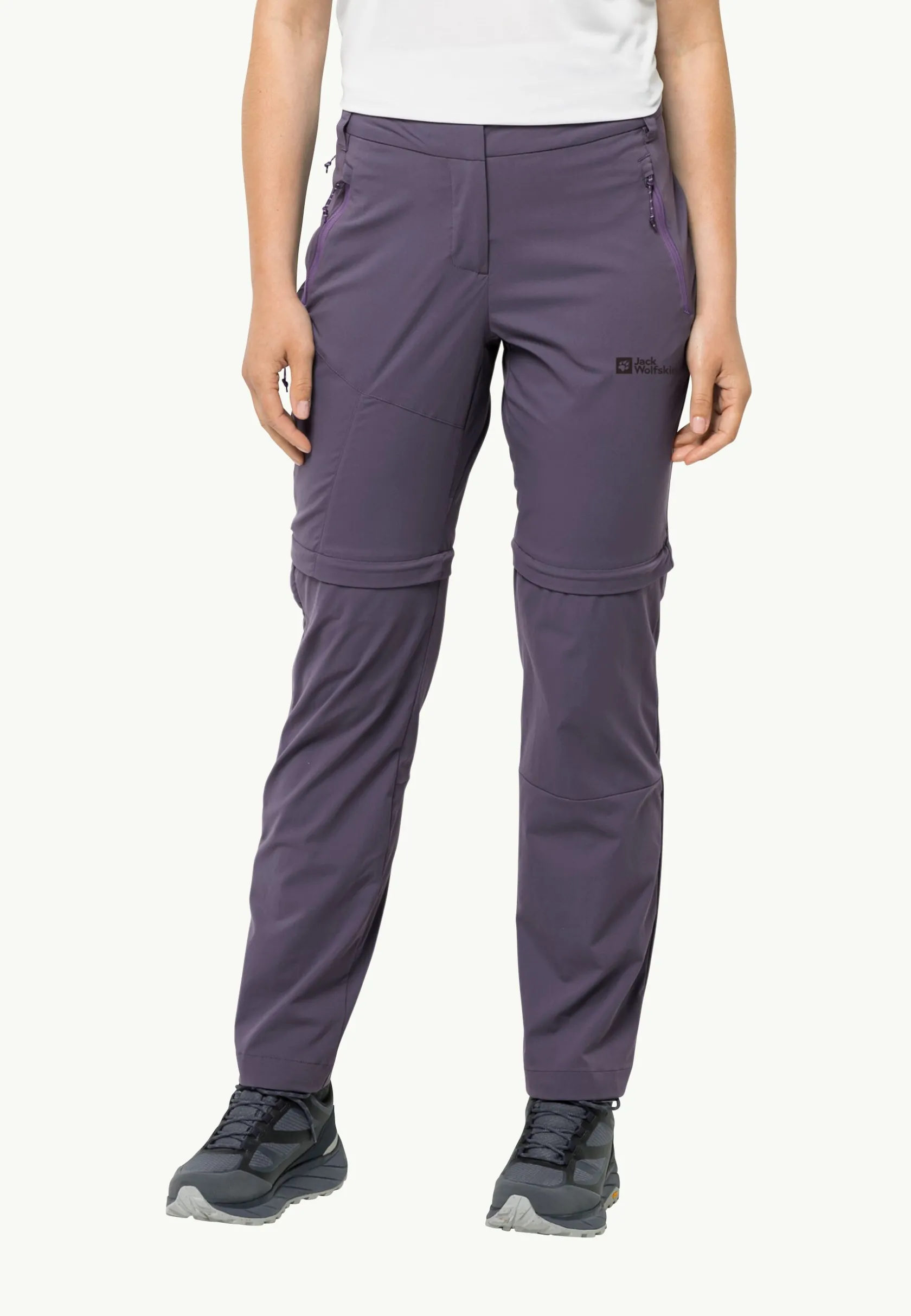 Jack Wolfskin Randonnée|Pantalons Softshell-Glastal Zip Away Pants W