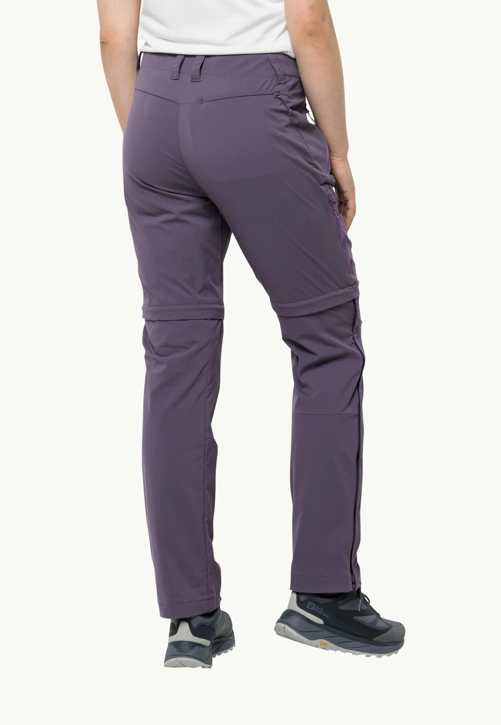 Jack Wolfskin Randonnée|Pantalons Softshell-Glastal Zip Away Pants W