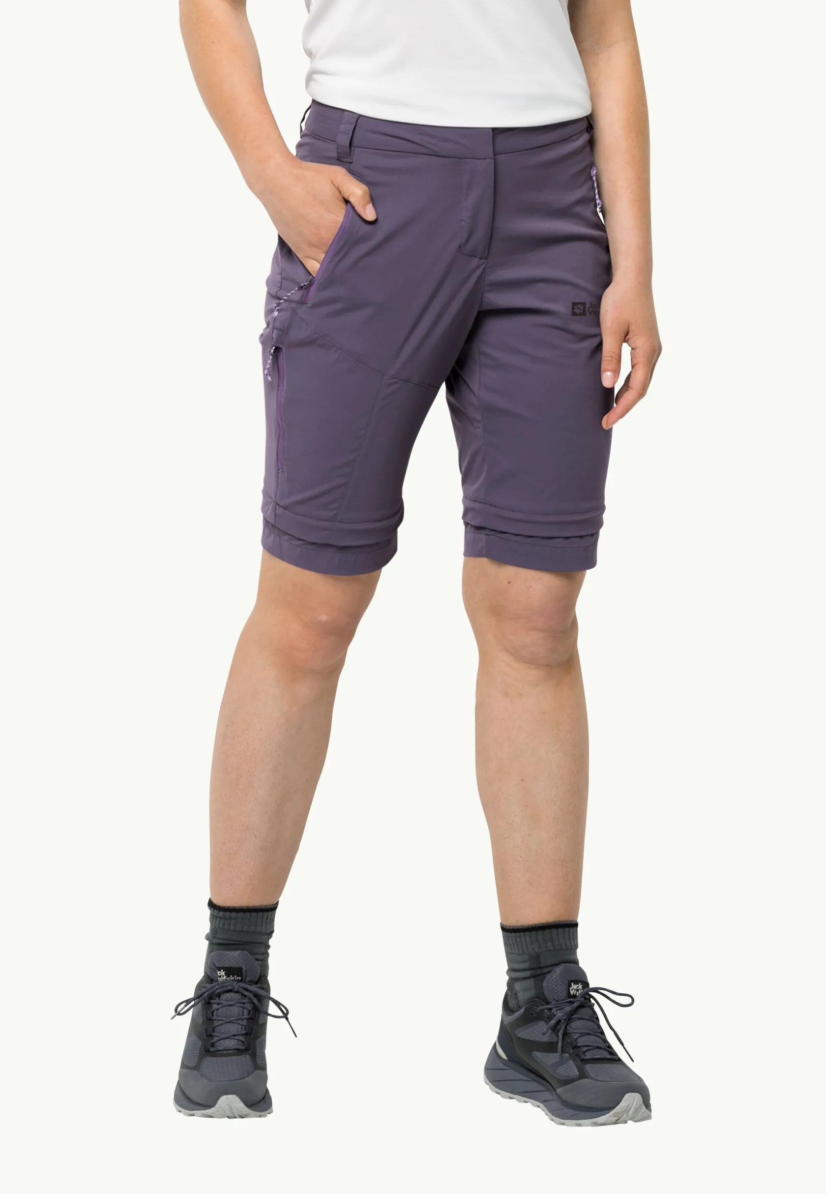 Jack Wolfskin Randonnée|Pantalons Softshell-Glastal Zip Away Pants W