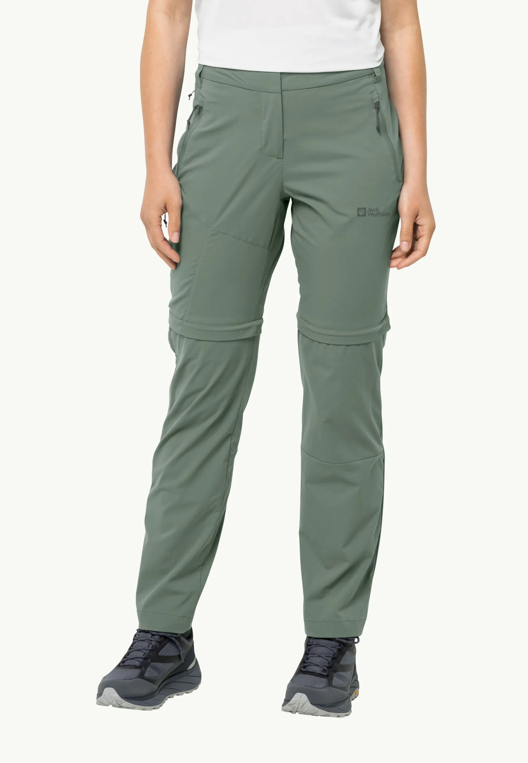 Jack Wolfskin Randonnée|Pantalons Softshell-Glastal Zip Away Pants W