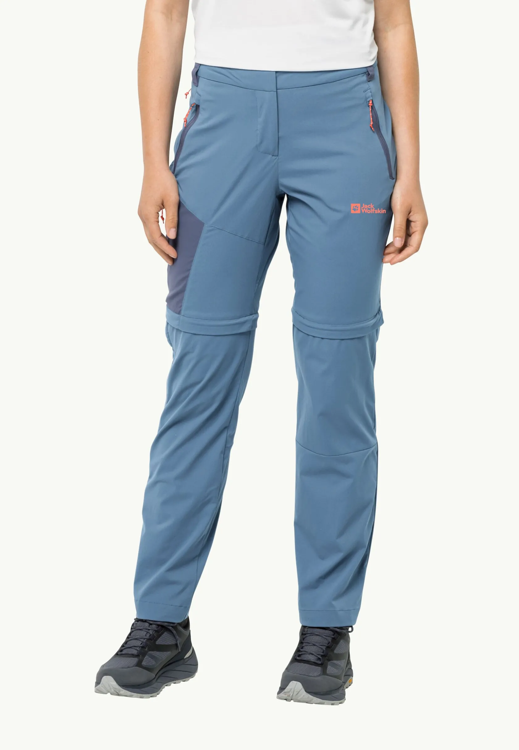 Jack Wolfskin Randonnée|Pantalons Softshell-Glastal Zip Away Pants W