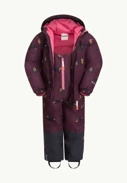 Jack Wolfskin Pantalons Et Combinaisons De Neige|Vestes D'Hiver-Gleely 2l Ins Print Bib K