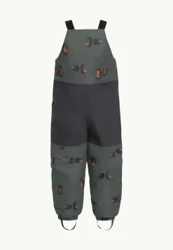 Jack Wolfskin Pantalons Et Combinaisons De Neige|Vestes D'Hiver-Gleely 2l Ins Print Bib K