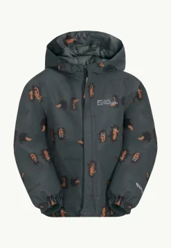 Jack Wolfskin Vestes Intermédiaires|Vestes D'Hiver-Gleely 2l Ins Print Jkt K