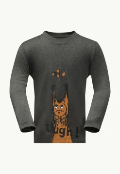Jack Wolfskin Hauts Techniques|T-Shirts & Hauts Manches Longues-Gleely Longsleeve K