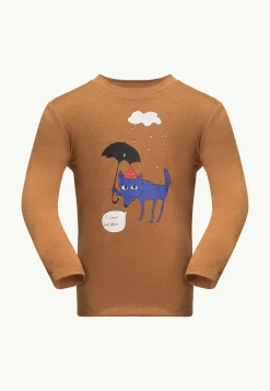 Jack Wolfskin Hauts Techniques|T-Shirts & Hauts Manches Longues-Gleely Longsleeve K