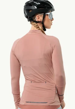 Jack Wolfskin Faire Du Vélo|Hauts Techniques-Gravex Fz Ls W Rose Dawn