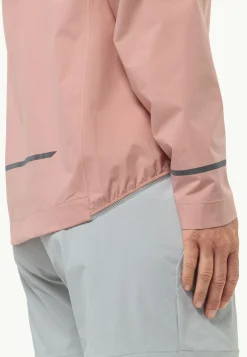 Jack Wolfskin Faire Du Vélo|Vestes De Pluie-Gravex 2.5l Jkt W Rose Dawn
