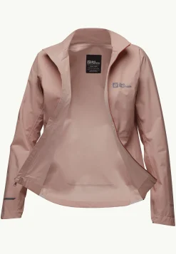 Jack Wolfskin Faire Du Vélo|Vestes De Pluie-Gravex 2.5l Jkt W Rose Dawn
