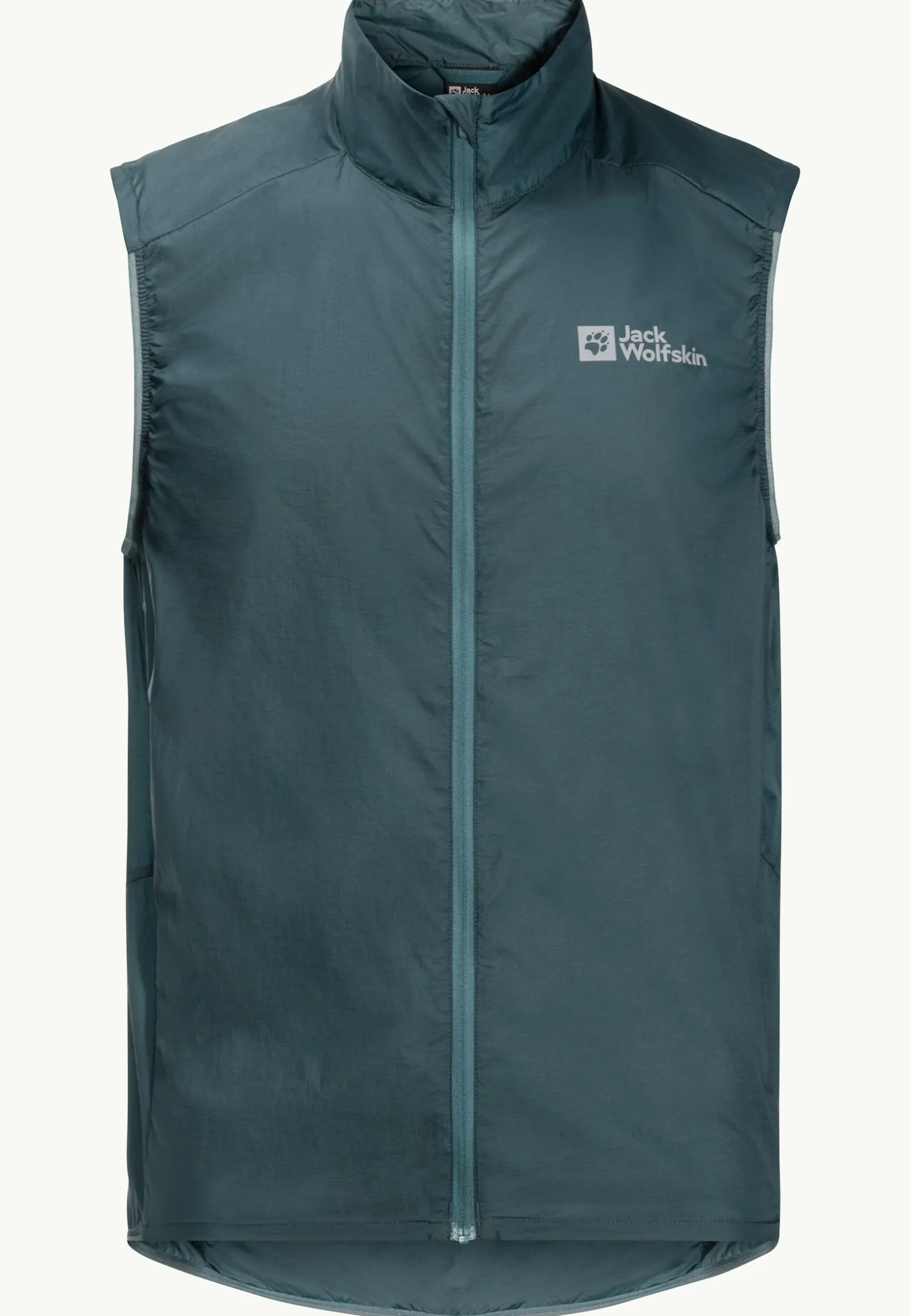 Jack Wolfskin Faire Du Vélo|Vestes Intermédiaires-Gravex Wind Vest M Emerald