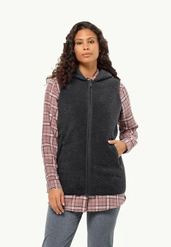 Jack Wolfskin Lifestyle|Polaire-High Curl Long Vest W