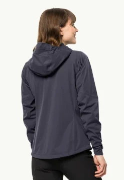 Jack Wolfskin Randonnée|Vestes Intermédiaires-Highest Peak Jacket W Graphite