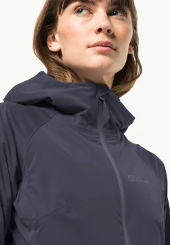 Jack Wolfskin Randonnée|Vestes Intermédiaires-Highest Peak Jacket W Graphite