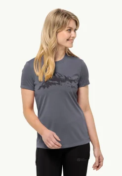 Jack Wolfskin Randonnée|Hauts Techniques-Hiking S/s T W