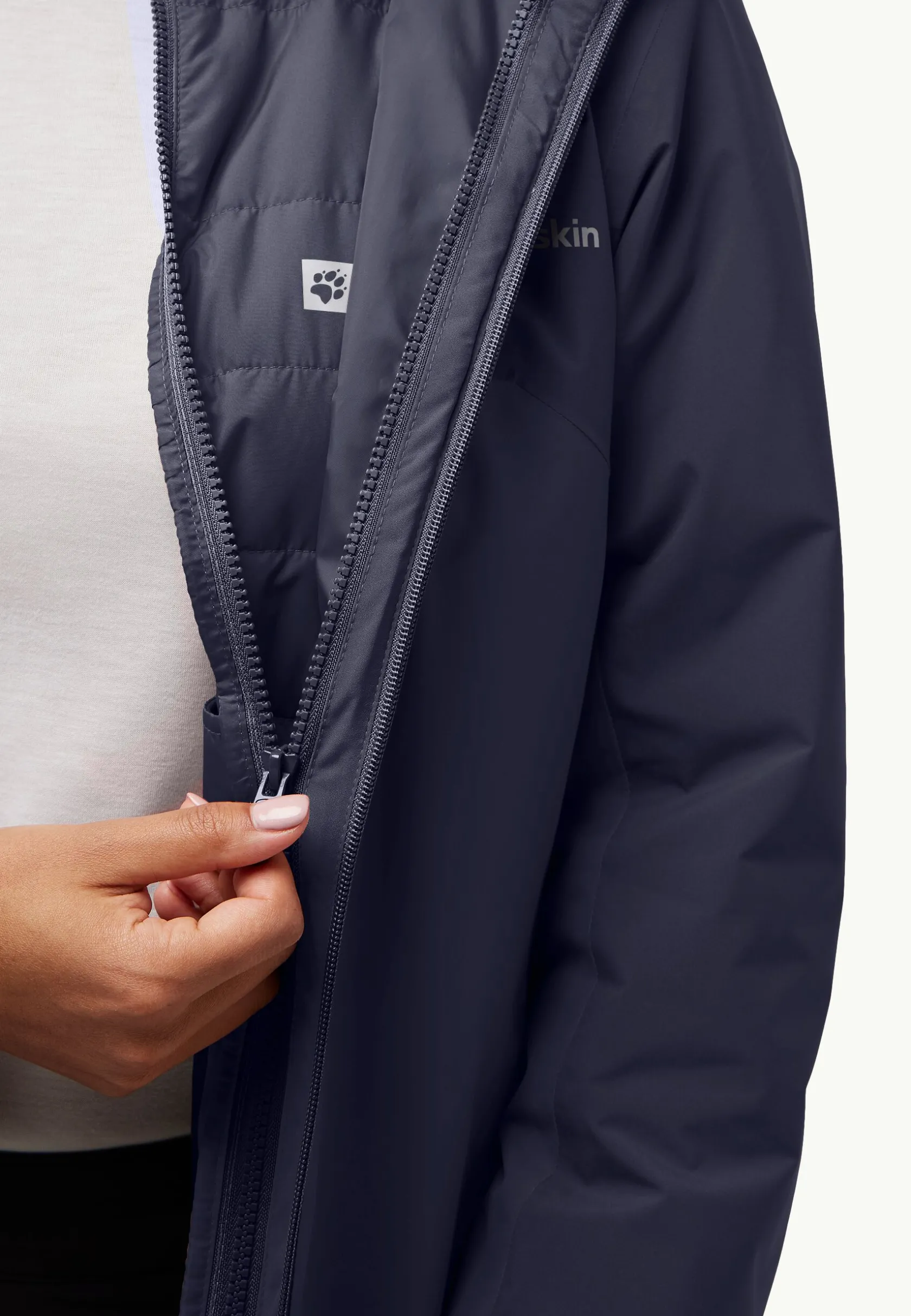 Jack Wolfskin Vestes D'Hiver|Vestes 3-En-1-Hunberg 3in1 Jkt W