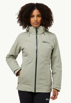 Jack Wolfskin Vestes D'Hiver|Vestes 3-En-1-Hunberg 3in1 Jkt W