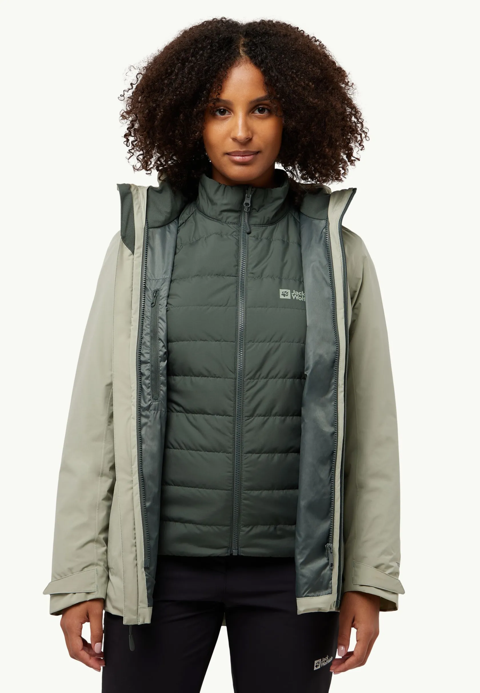 Jack Wolfskin Vestes D'Hiver|Vestes 3-En-1-Hunberg 3in1 Jkt W