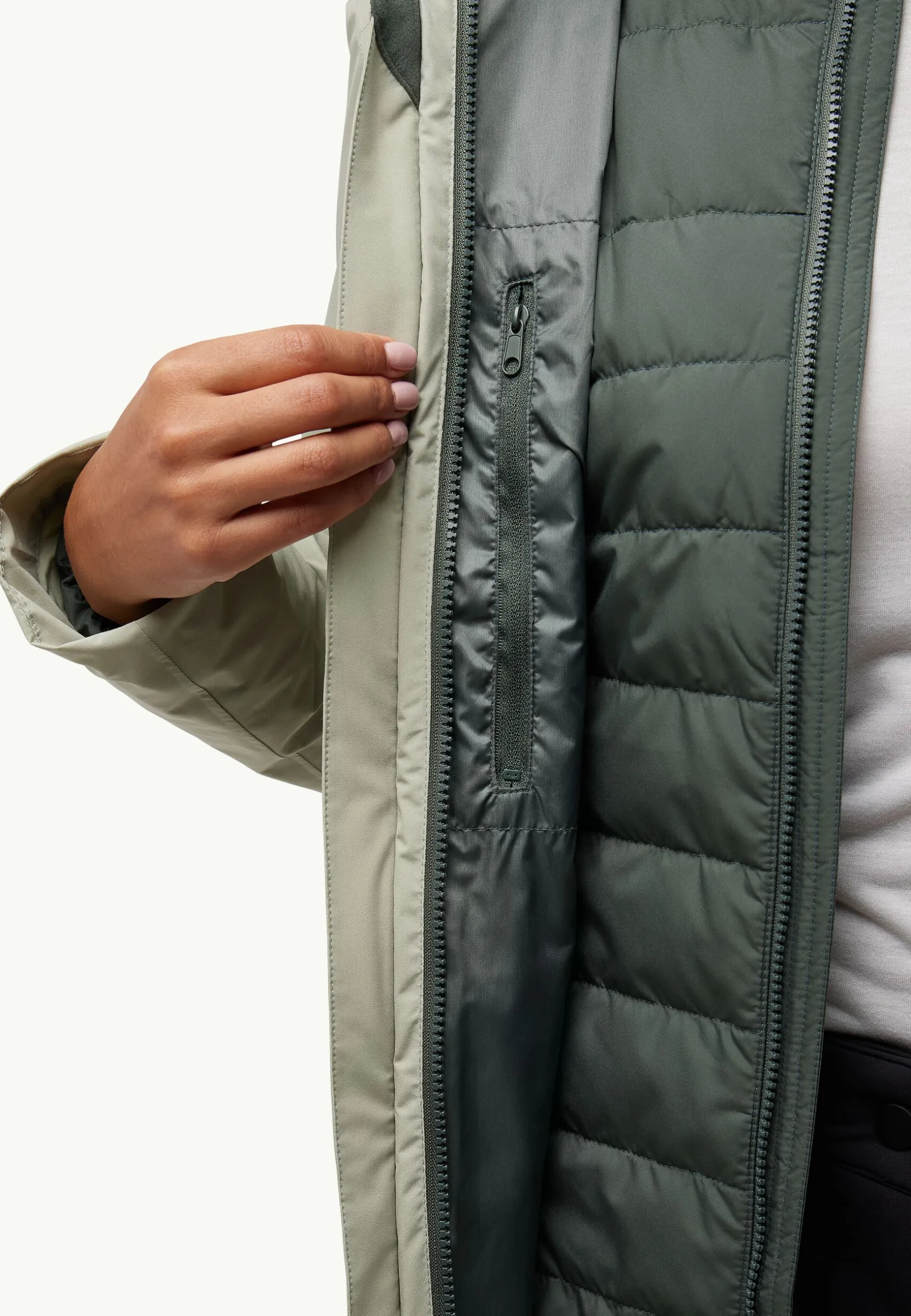 Jack Wolfskin Vestes D'Hiver|Vestes 3-En-1-Hunberg 3in1 Jkt W
