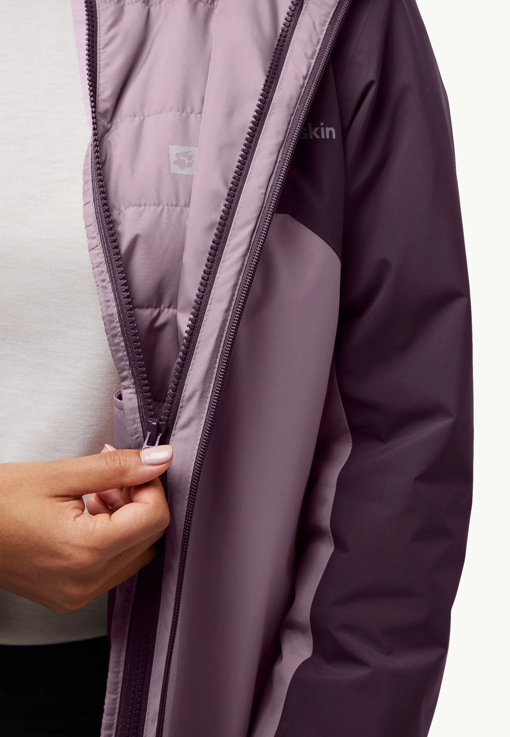 Jack Wolfskin Vestes D'Hiver|Vestes 3-En-1-Hunberg 3in1 Jkt W