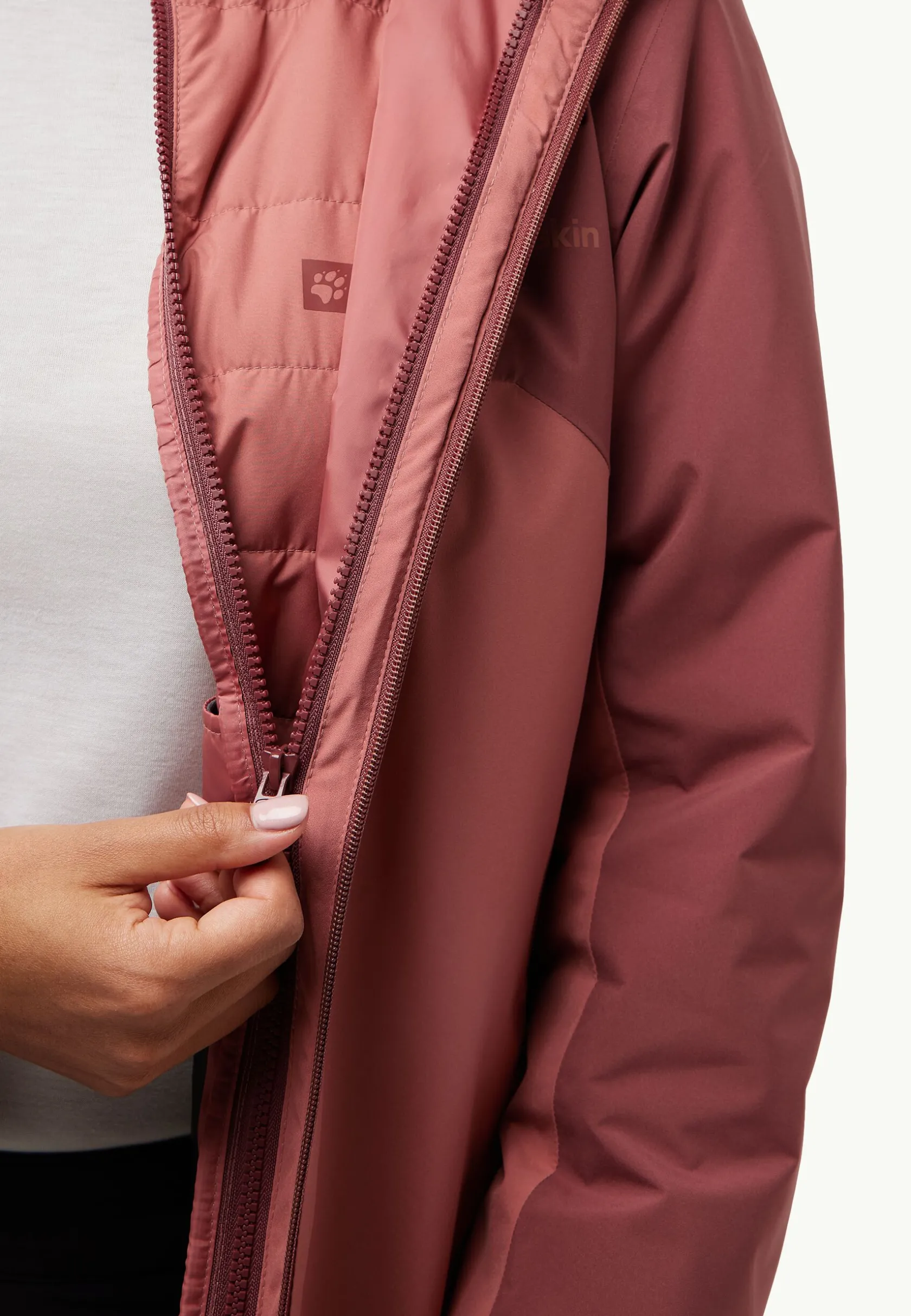 Jack Wolfskin Vestes D'Hiver|Vestes 3-En-1-Hunberg 3in1 Jkt W