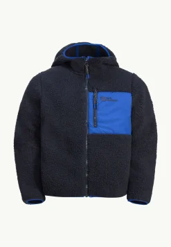 Jack Wolfskin Vestes Intermédiaires|Polaire-Ice Curl Hood Jacket K