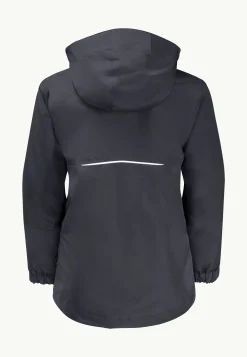 Jack Wolfskin Vestes Intermédiaires|Vestes D'Hiver-Iceland 3in1 Jacket B Phantom