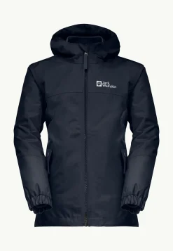 Jack Wolfskin Vestes Intermédiaires|Vestes D'Hiver-Iceland 3in1 Jacket G night blue