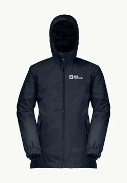 Jack Wolfskin Vestes Intermédiaires|Vestes D'Hiver-Iceland 3in1 Jacket G night blue