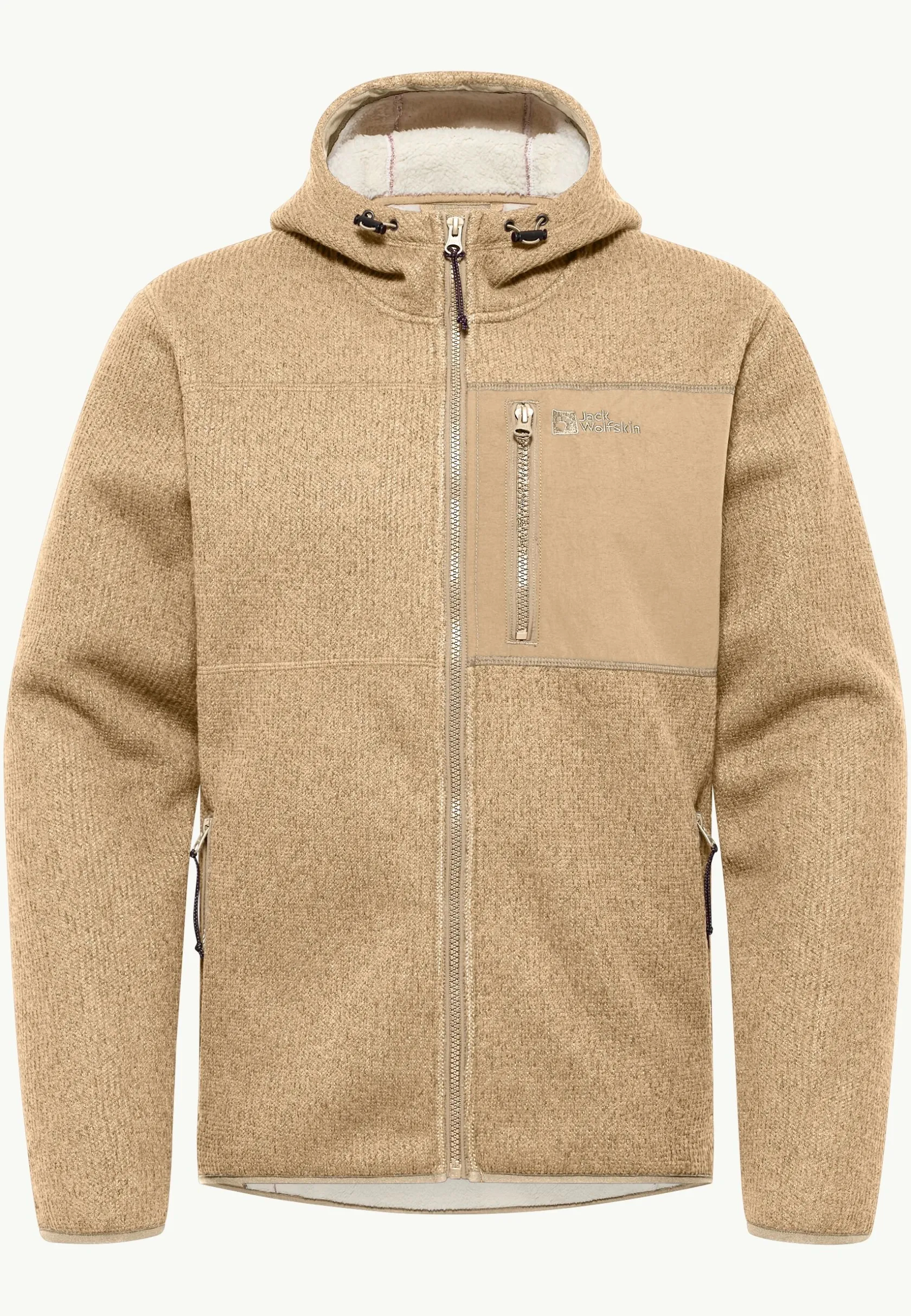 Jack Wolfskin Polaire|Vestes En Polaire-Kaminfeuer Hooded Jkt M