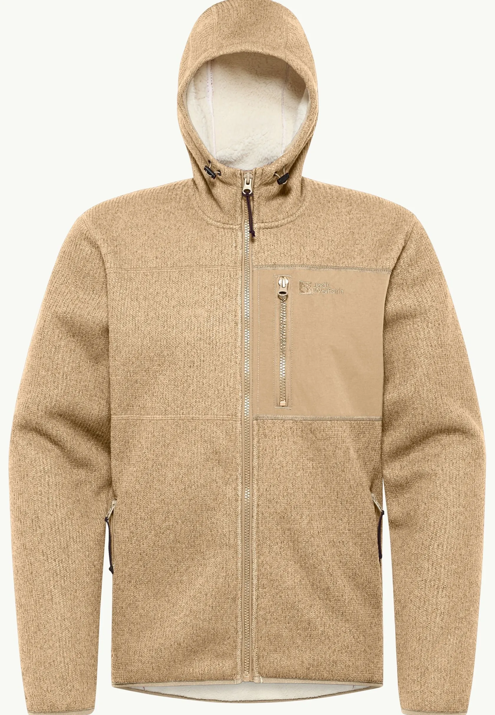 Jack Wolfskin Polaire|Vestes En Polaire-Kaminfeuer Hooded Jkt M