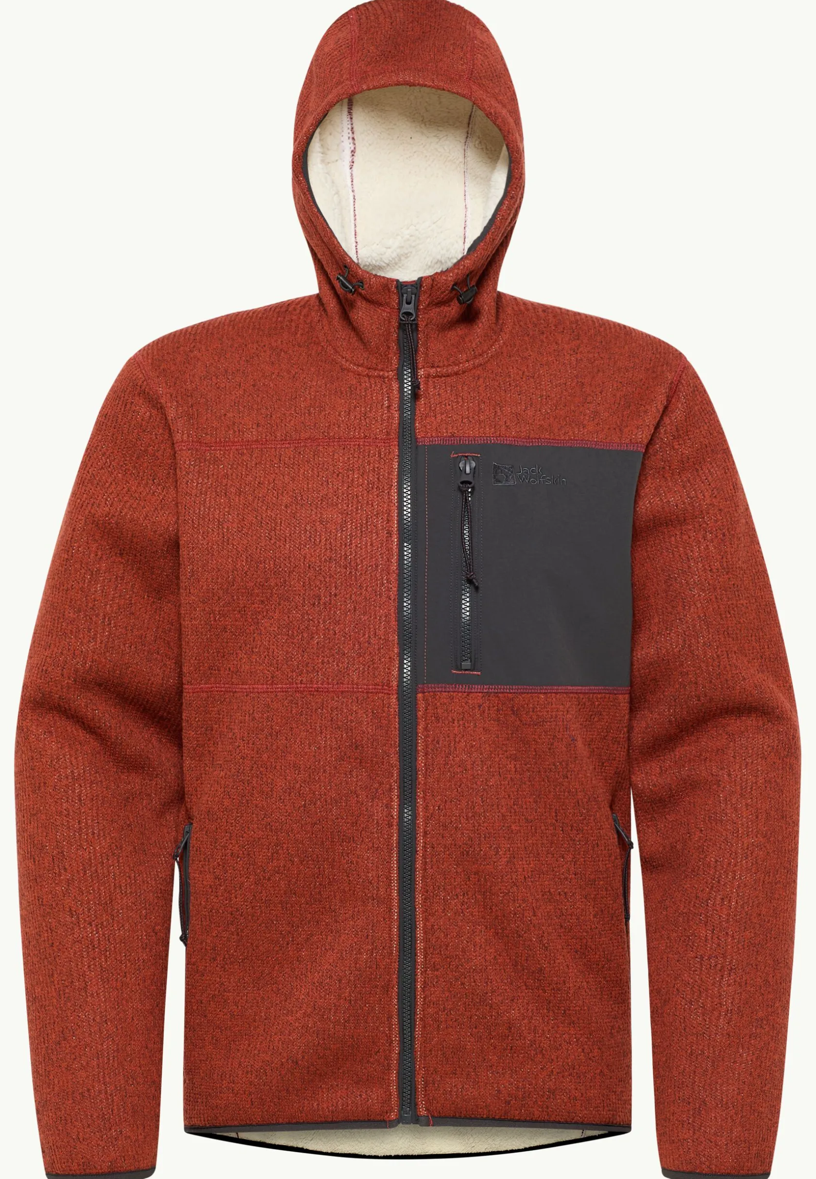 Jack Wolfskin Polaire|Vestes En Polaire-Kaminfeuer Hooded Jkt M