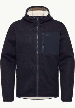 Jack Wolfskin Polaire|Vestes En Polaire-Kaminfeuer Hooded Jkt M