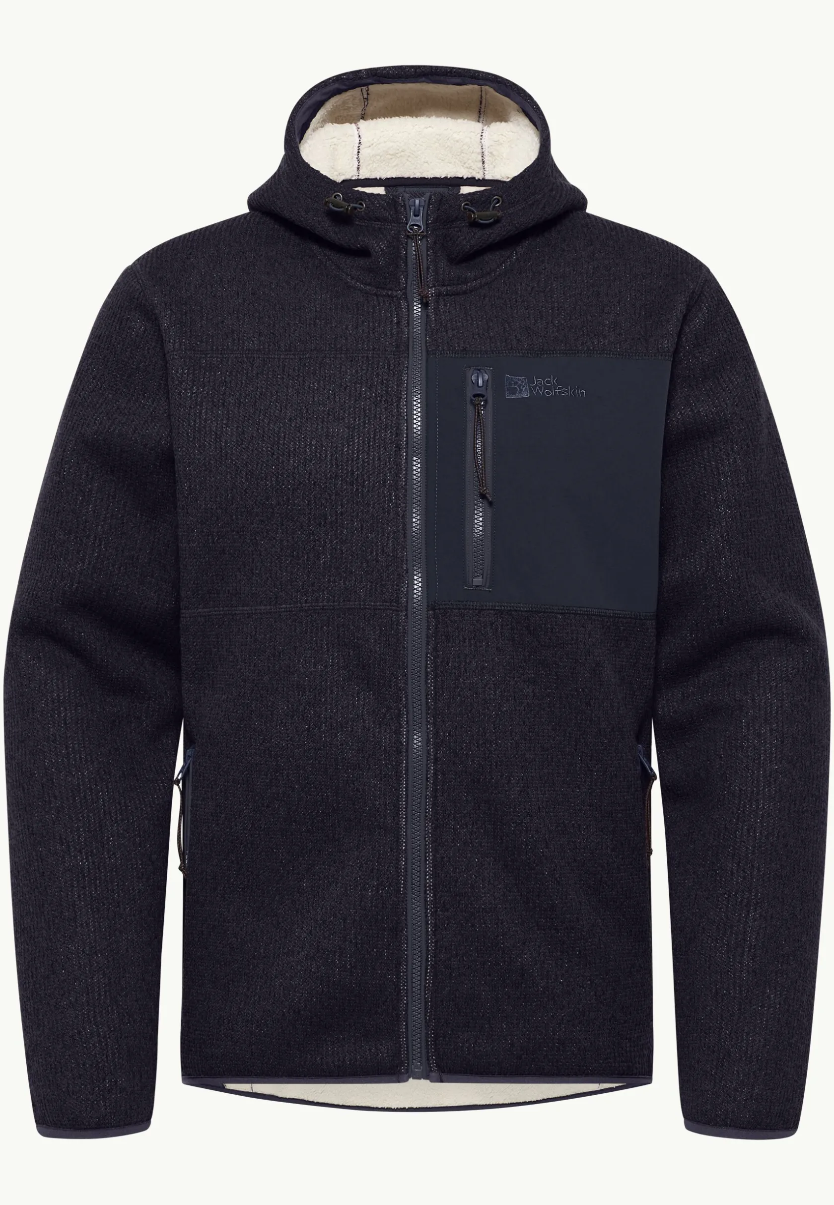 Jack Wolfskin Polaire|Vestes En Polaire-Kaminfeuer Hooded Jkt M