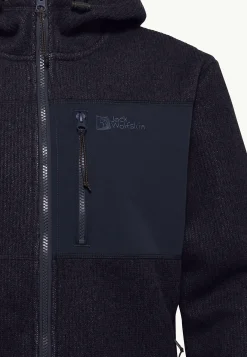 Jack Wolfskin Polaire|Vestes En Polaire-Kaminfeuer Hooded Jkt M