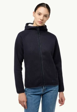 Jack Wolfskin Polaire|Couches Intermédiaires & Vestes En Polaire-Kaminfeuer Hooded Jkt W