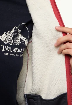 Jack Wolfskin Polaire|Couches Intermédiaires & Vestes En Polaire-Kaminfeuer Hooded Jkt W