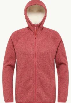 Jack Wolfskin Polaire|Couches Intermédiaires & Vestes En Polaire-Kaminfeuer Hooded Jkt W
