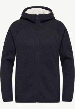 Jack Wolfskin Polaire|Couches Intermédiaires & Vestes En Polaire-Kaminfeuer Hooded Jkt W