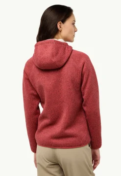 Jack Wolfskin Polaire|Couches Intermédiaires & Vestes En Polaire-Kaminfeuer Hooded Jkt W