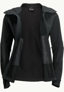 Jack Wolfskin Trekking|Vestes Coupe-Vent-Kammweg Jkt W black