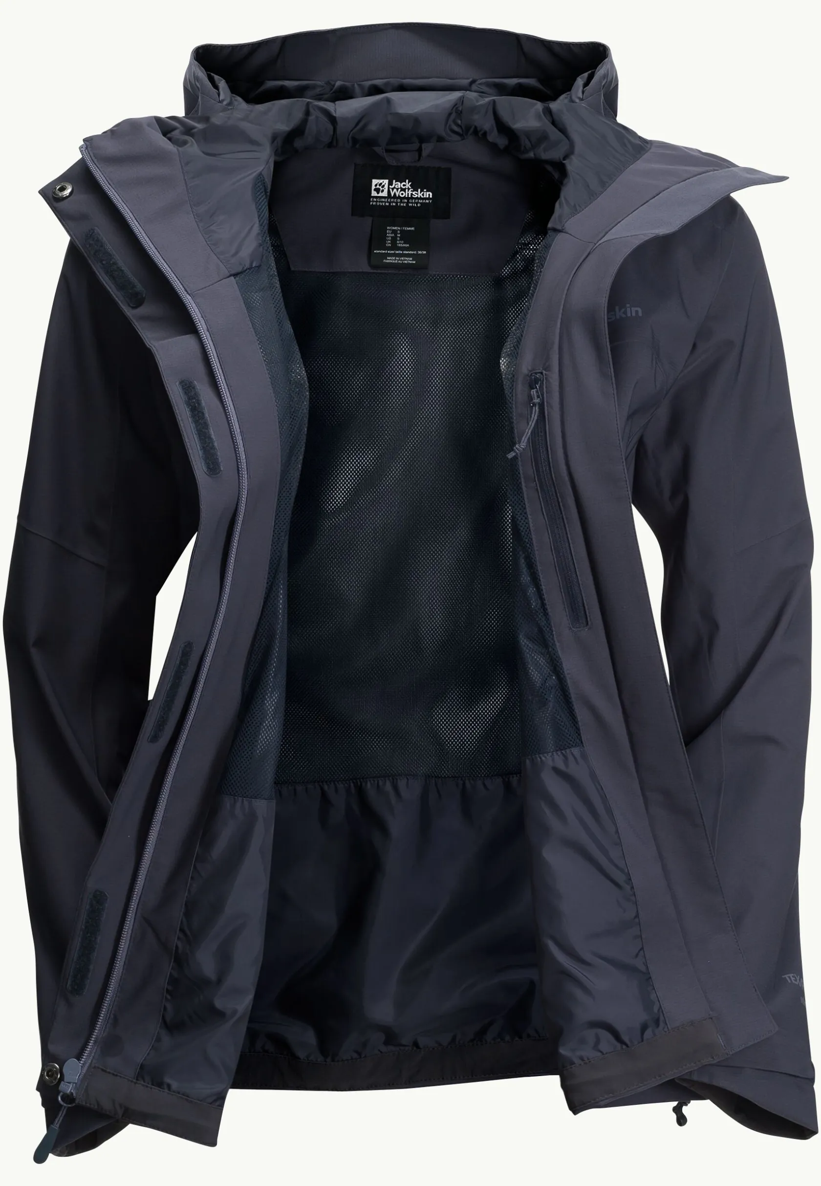 Jack Wolfskin Trekking|Vestes Intermédiaires-Kammweg 2l Jkt W