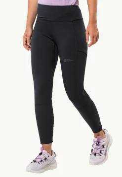 Jack Wolfskin Trekking|Leggings Et Collants-Kammweg Tights W black